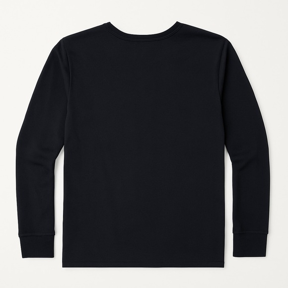 Polarmax Technical Base Layer Shirt Long Sleeve Black Ski Snowboard Gear Youth M - Picture 3 of 5